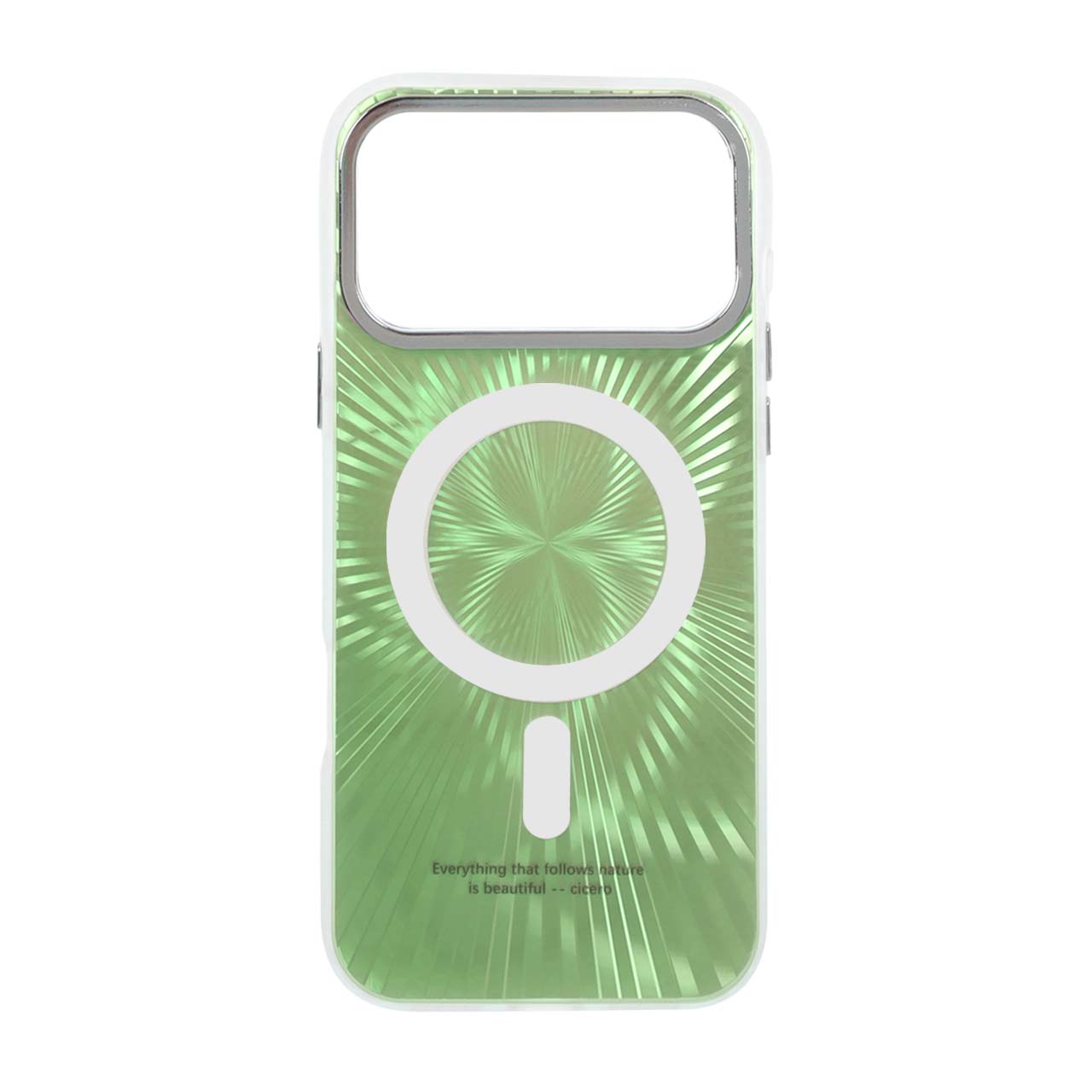 قاب Succinct الحمبرا طرح مگ سیف Apple iPhone 17 Pro Max - سبز