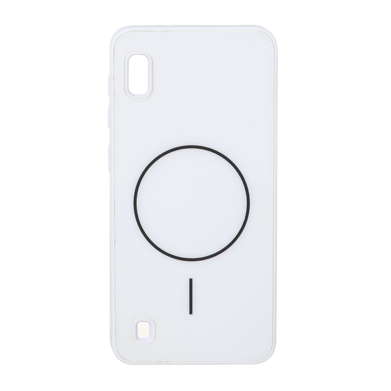 قاب M Pro پشت براق طرح مگ سیف Samsung Galaxy A10 / M10 - سفید