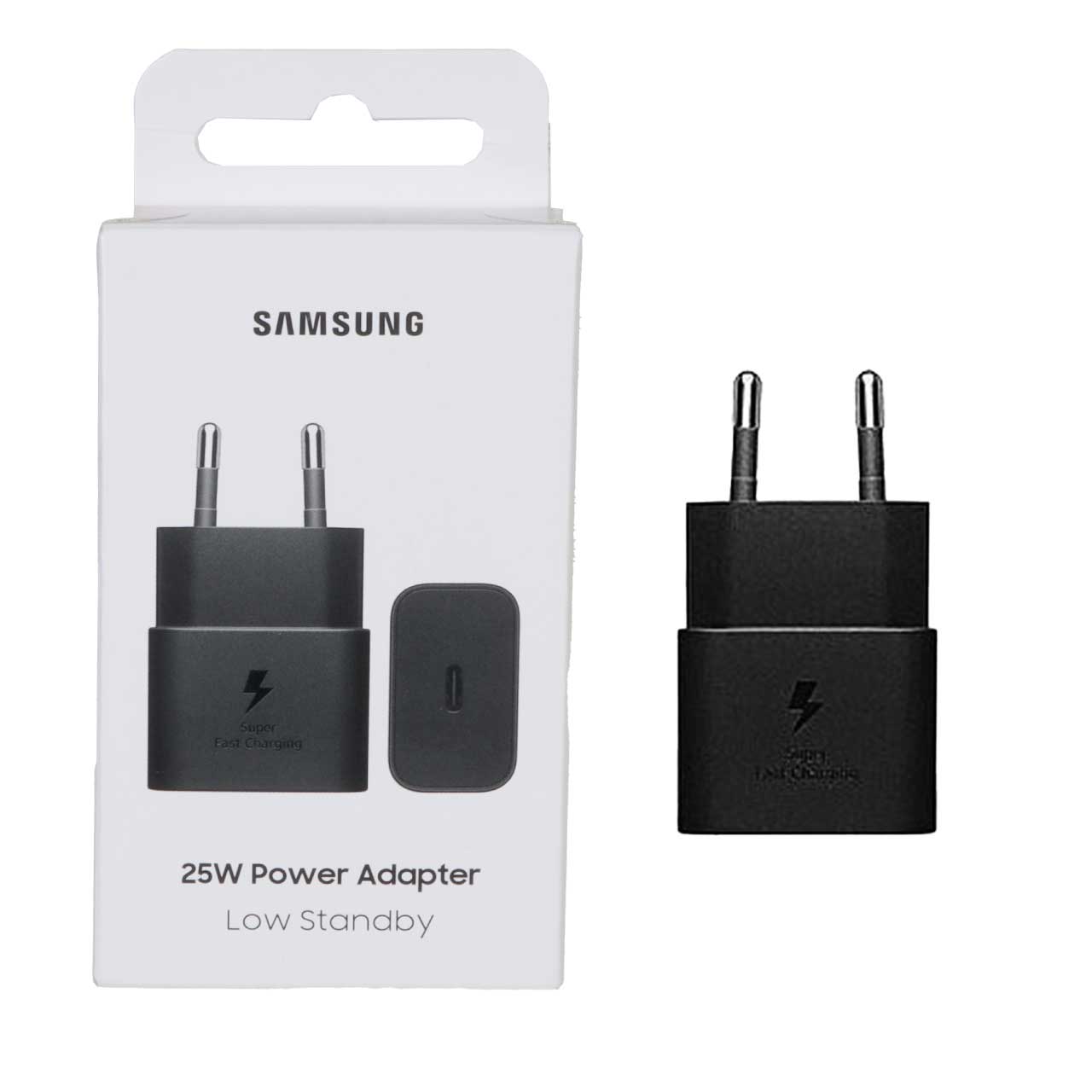 شارژر اصلی SAMSUNG 25W T2510 ( فست و PD) مشکی (گارانتی 18 ماهه شرکتی)