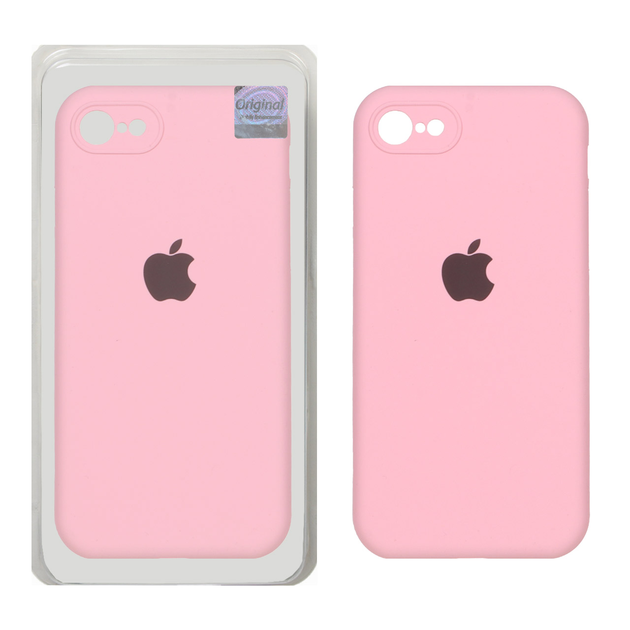 قاب سیلیکونی پاک کنی اورجینال Master Quality مدل Apple iPhone 7 / iPhone 8 / iPhone SE (2020) - صورتی (پک دار)