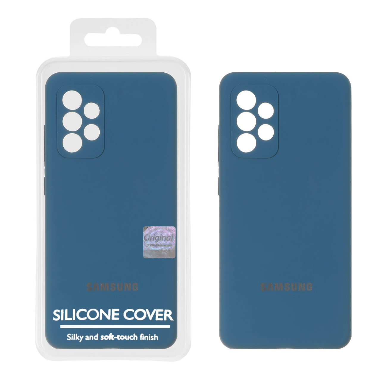 قاب سیلیکونی پاک کنی اورجینال Master Quality مدل Samsung Galaxy A52 / A52s - سبز کله غازی (پک دار)