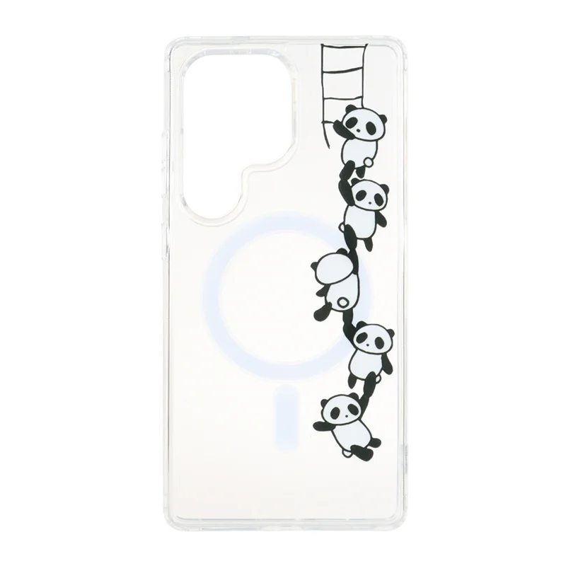 قاب دور ژله ای MagSafe مینیمال Samsung Galaxy S25 Ultra - طرح 442