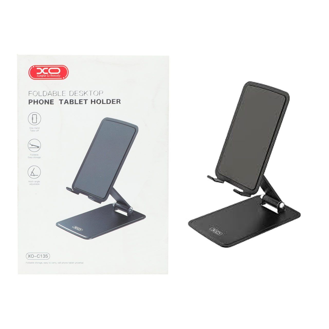 هولدر گوشی موبایل و تبلت XO مدل XO-C135 - مشکی