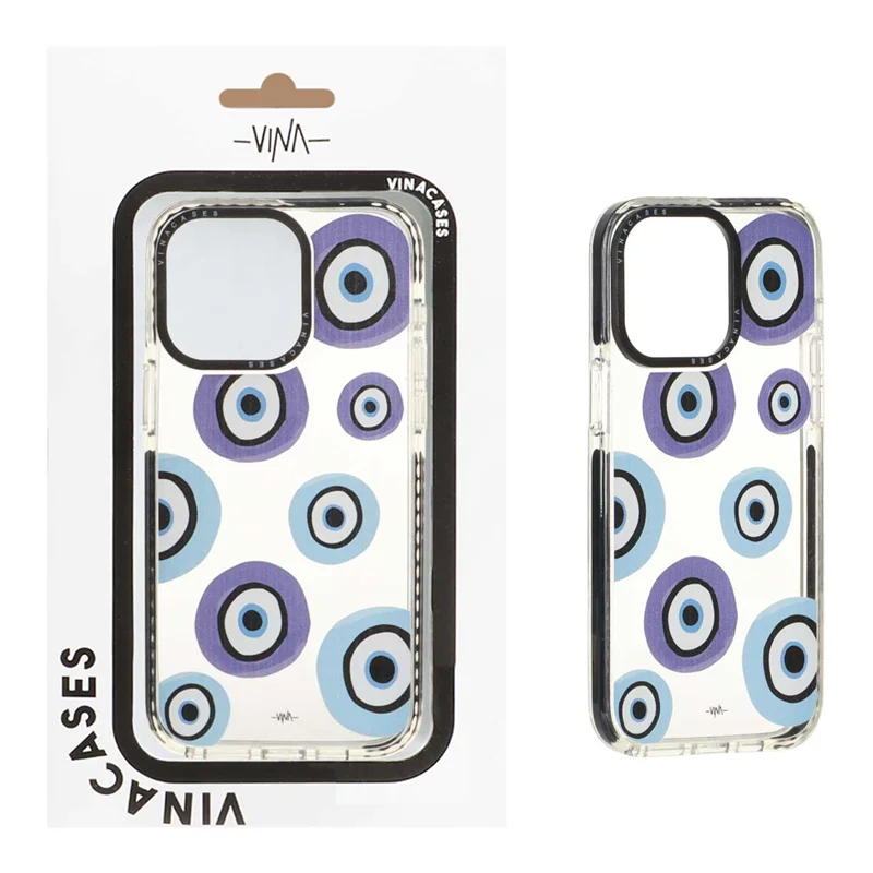 قاب اورجینال Vina شفاف طرح دار Apple iPhone 15 Pro Max - کد 412 (پک دار)