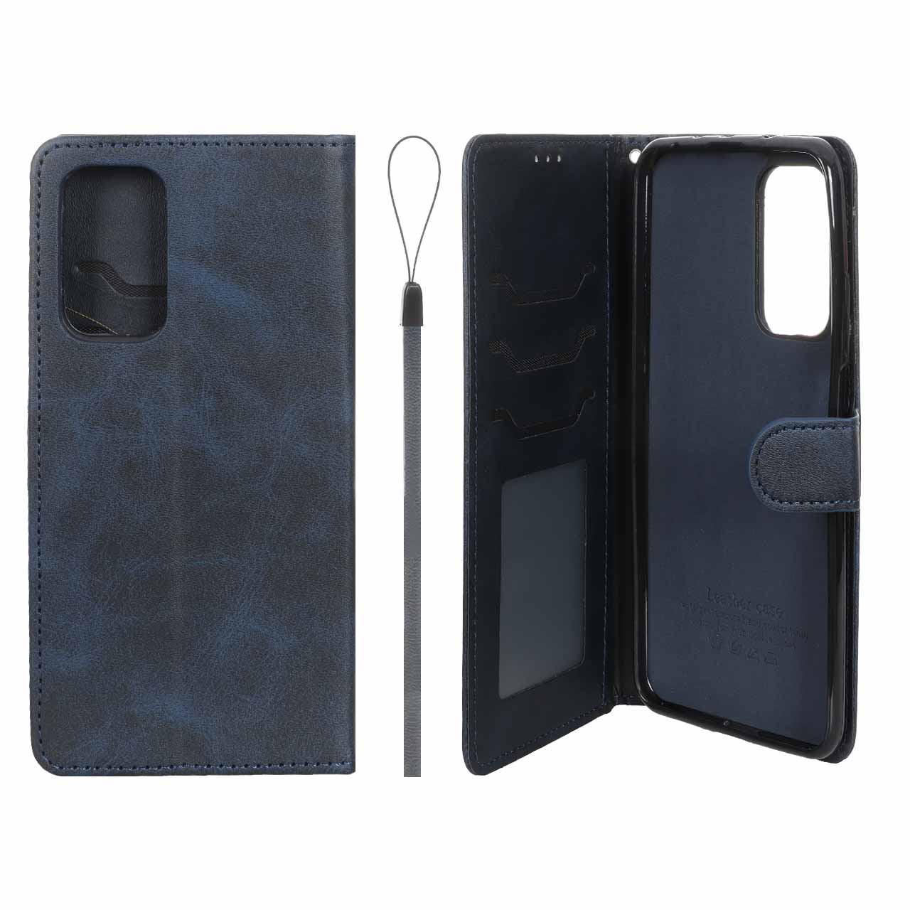 کیف موبایل مگنتی درجه یک داخل خز MNC Plus مدل Xiaomi Mi 10T / Mi 10T Pro / K30S - سرمه ای