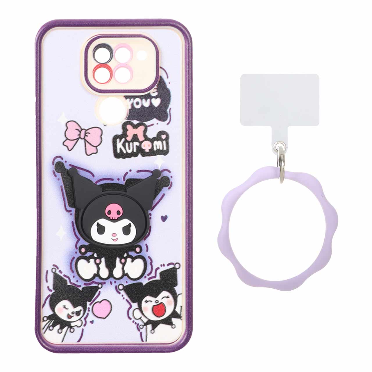 قاب Solid Case عروسک برجسته النگویی Xiaomi Redmi Note 9 / Redmi 10X 5G / Redmi 10X Pro 5G - طرح 407