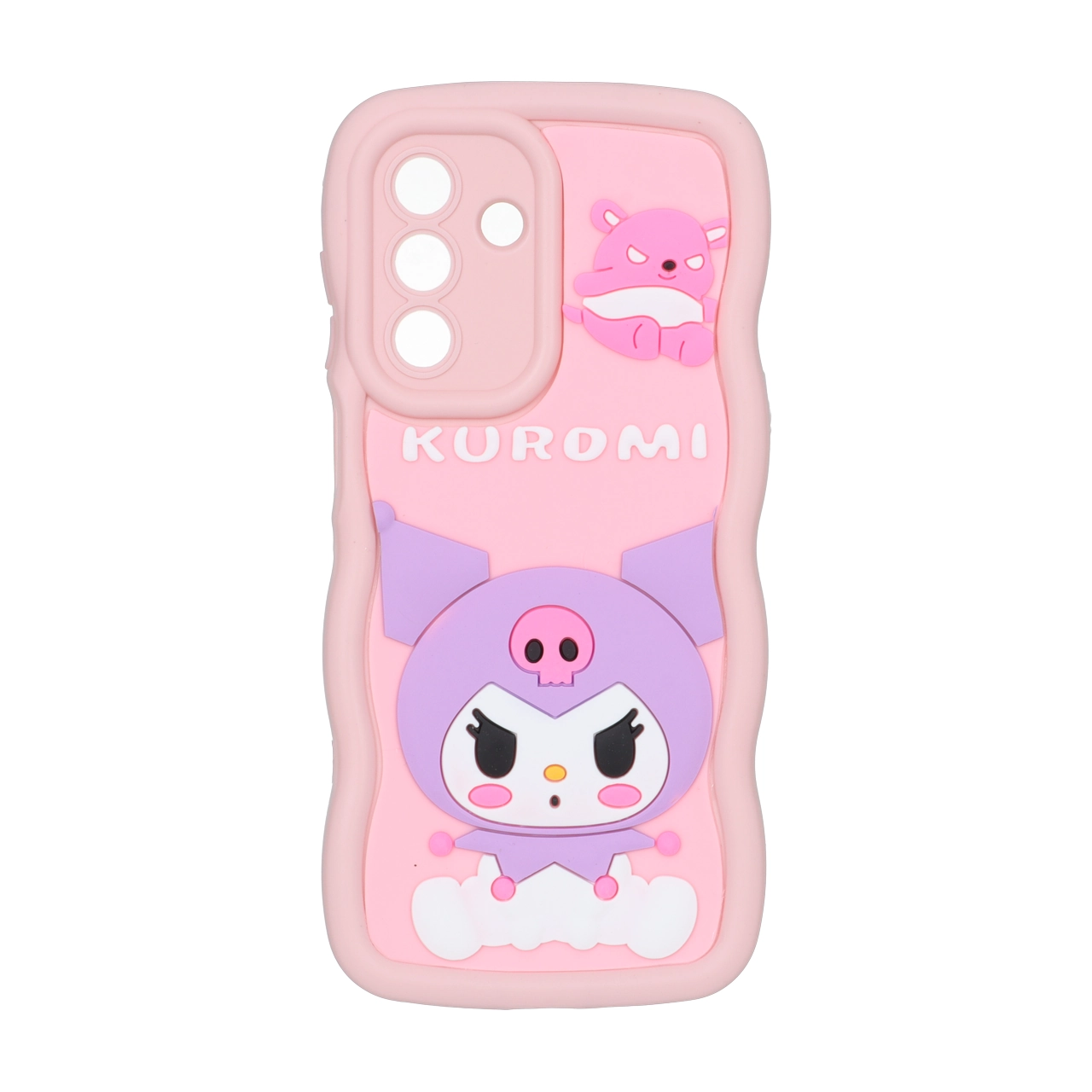 قاب کنگره ای عروسک برجسته محافظ لنزدار Samsung Galaxy A26 - طرح 199