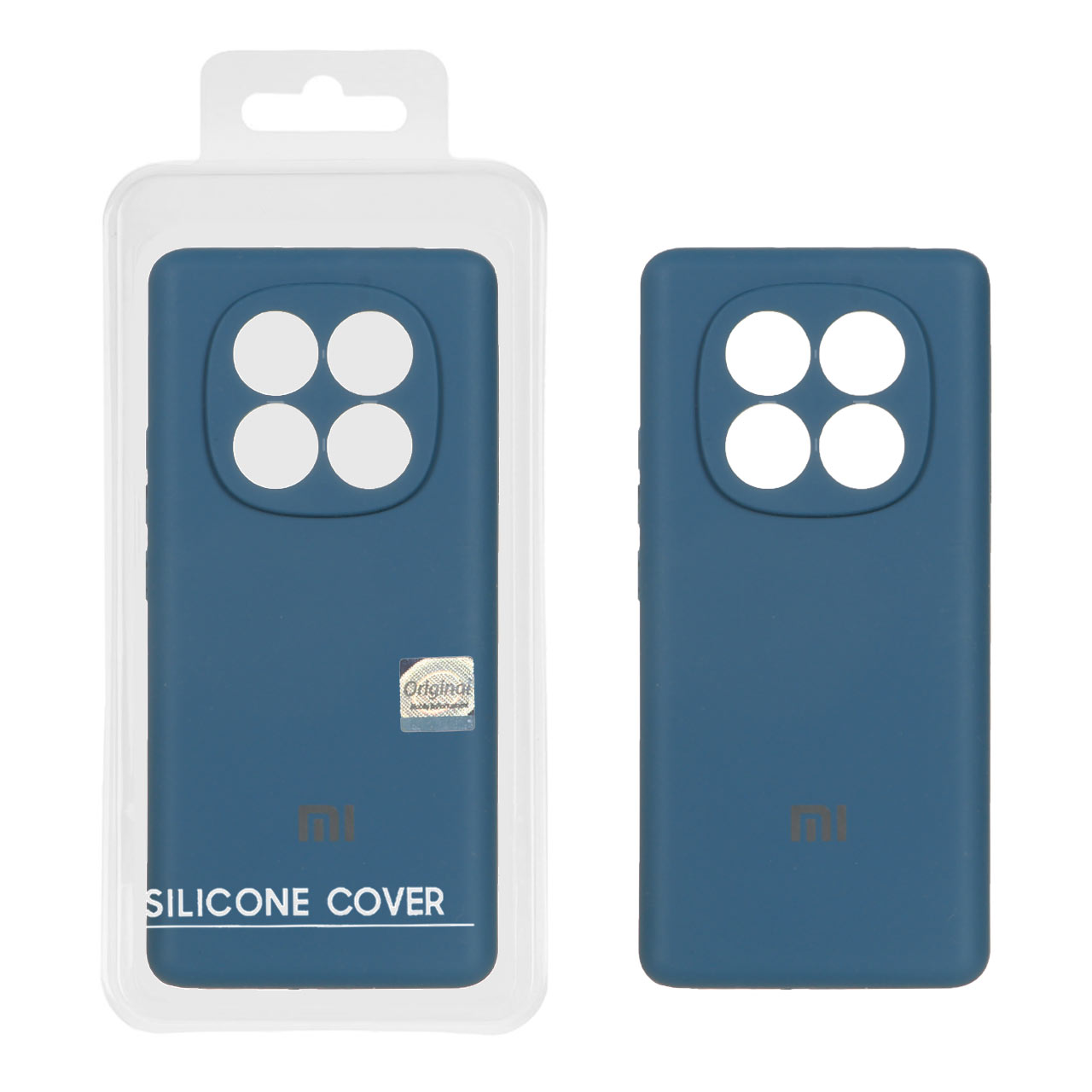 قاب سیلیکونی پاک کنی اورجینال Master Quality مدل Xiaomi Redmi Note 14 Pro 4G - سبز کله غازی (پک دار)