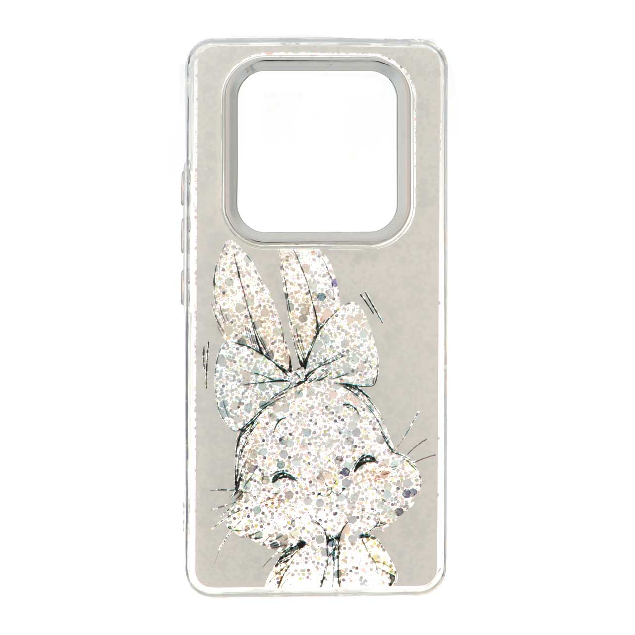 قاب رزینی اکلیلی لنز سیلور Xiaomi Redmi Note 14 Pro 4G - طرح 97