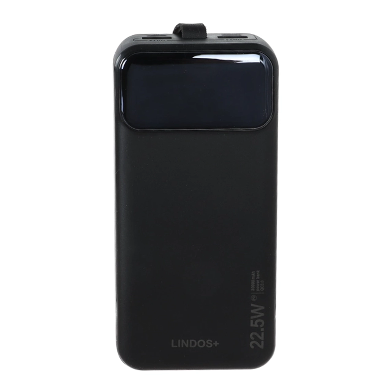 پاوربانک PD وفست شارژ Lindos+ 30000mAh مدل LN-06 22.5W - مشکی