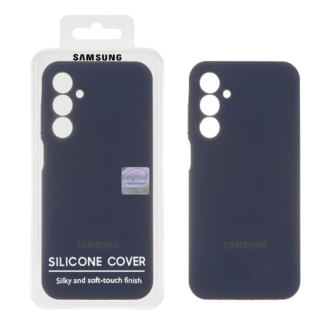 قاب سیلیکونی پاک کنی اورجینال Master Quality مدل Samsung Galaxy A25 5G - سرمه ای (پک دار)