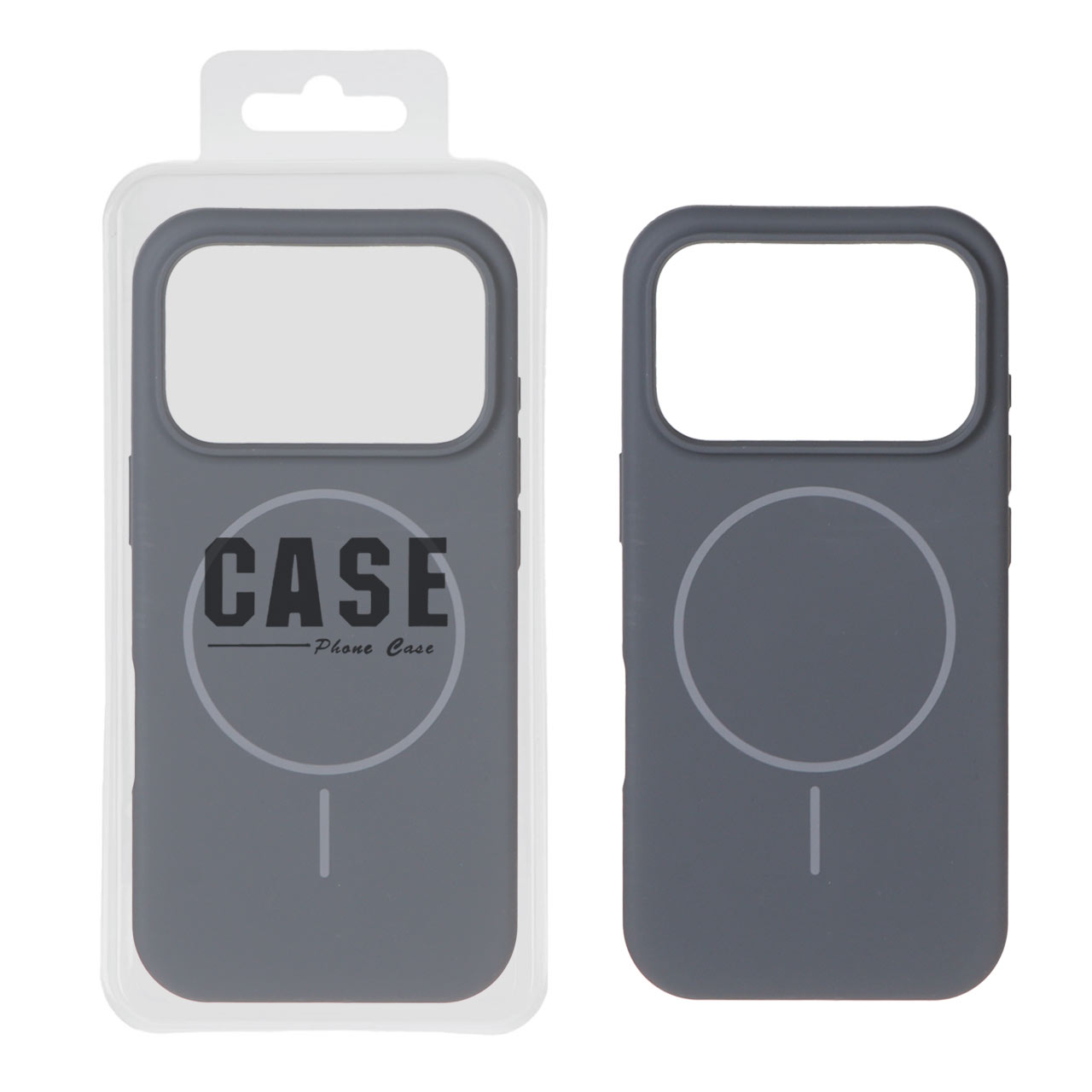 قاب سیلیکونی پاک کنی اورجینال درجه یک Magsafe مدل Apple iPhone 17 Pro - خاکستری (پک دار)