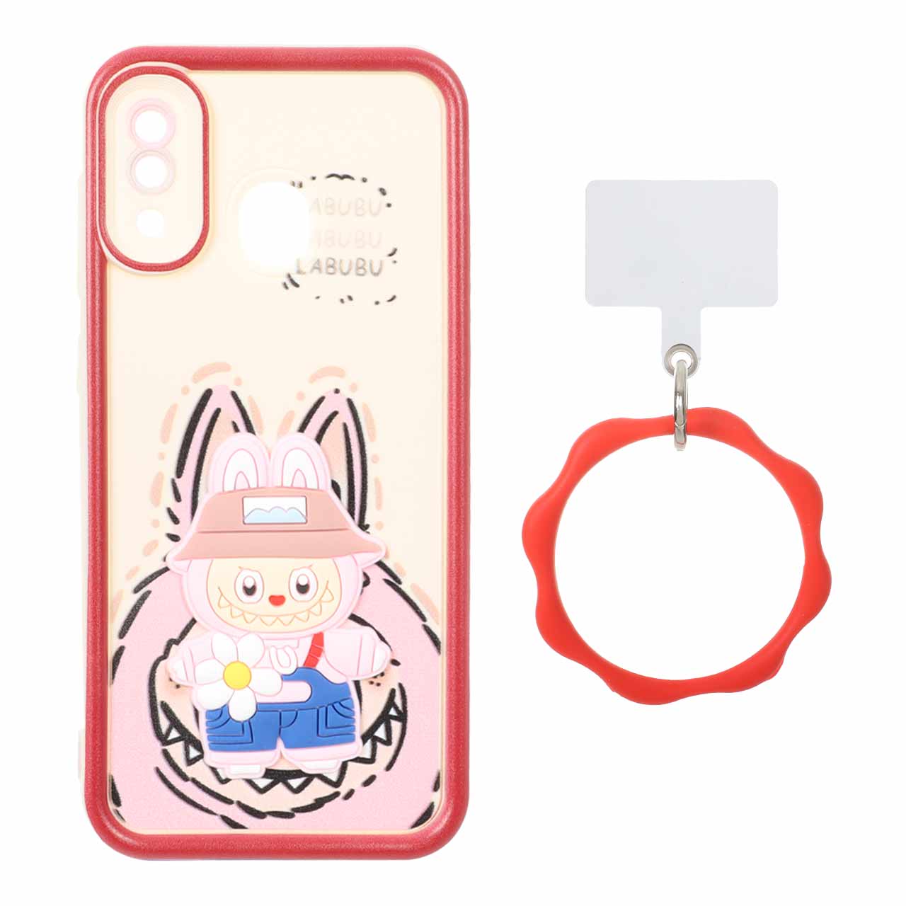 قاب Solid Case عروسک برجسته النگویی Samsung Galaxy A30 / A20 - طرح 121