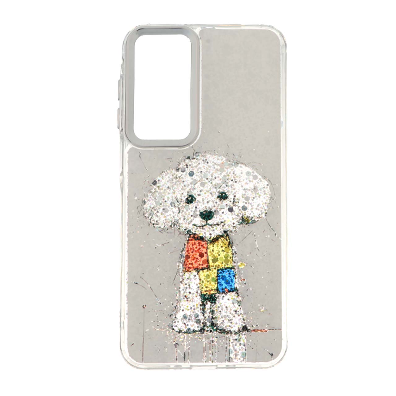 قاب رزینی اکلیلی لنز سیلور Samsung Galaxy A17 / A26 - طرح 11