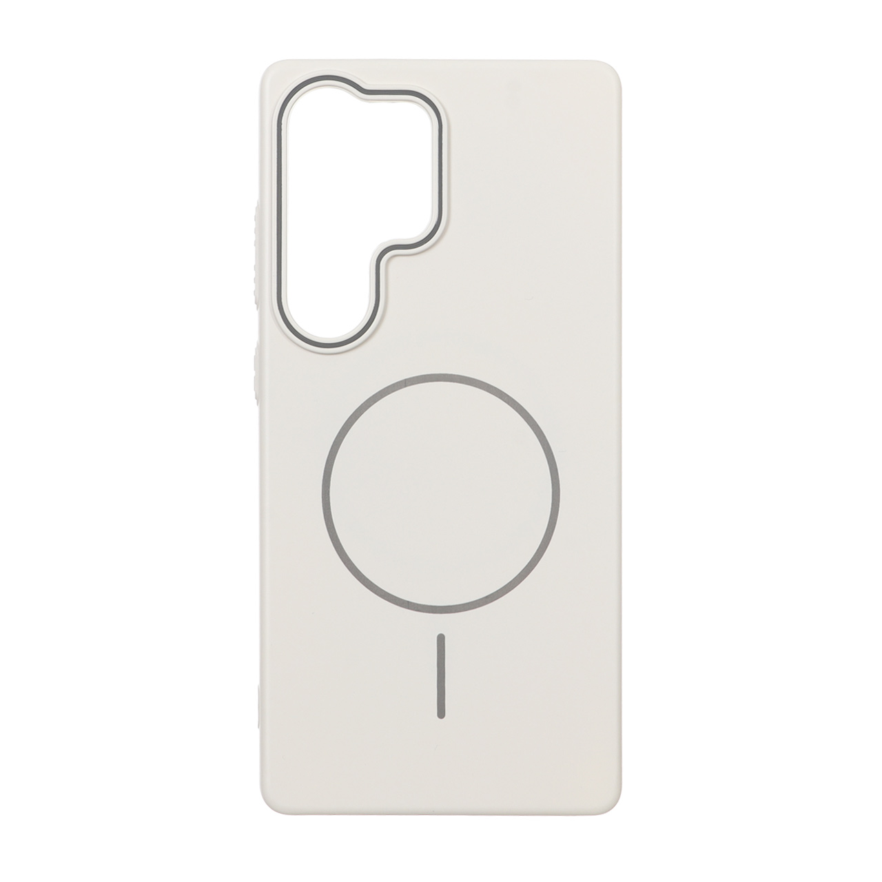 قاب پشت سخت MagSafe مدل Samsung Galaxy S25 Ultra - کرم