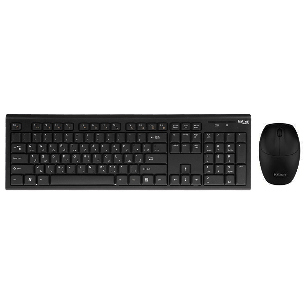 کیبورد و ماوس بی سیم Hatron مدل HKCW130 - مشکی