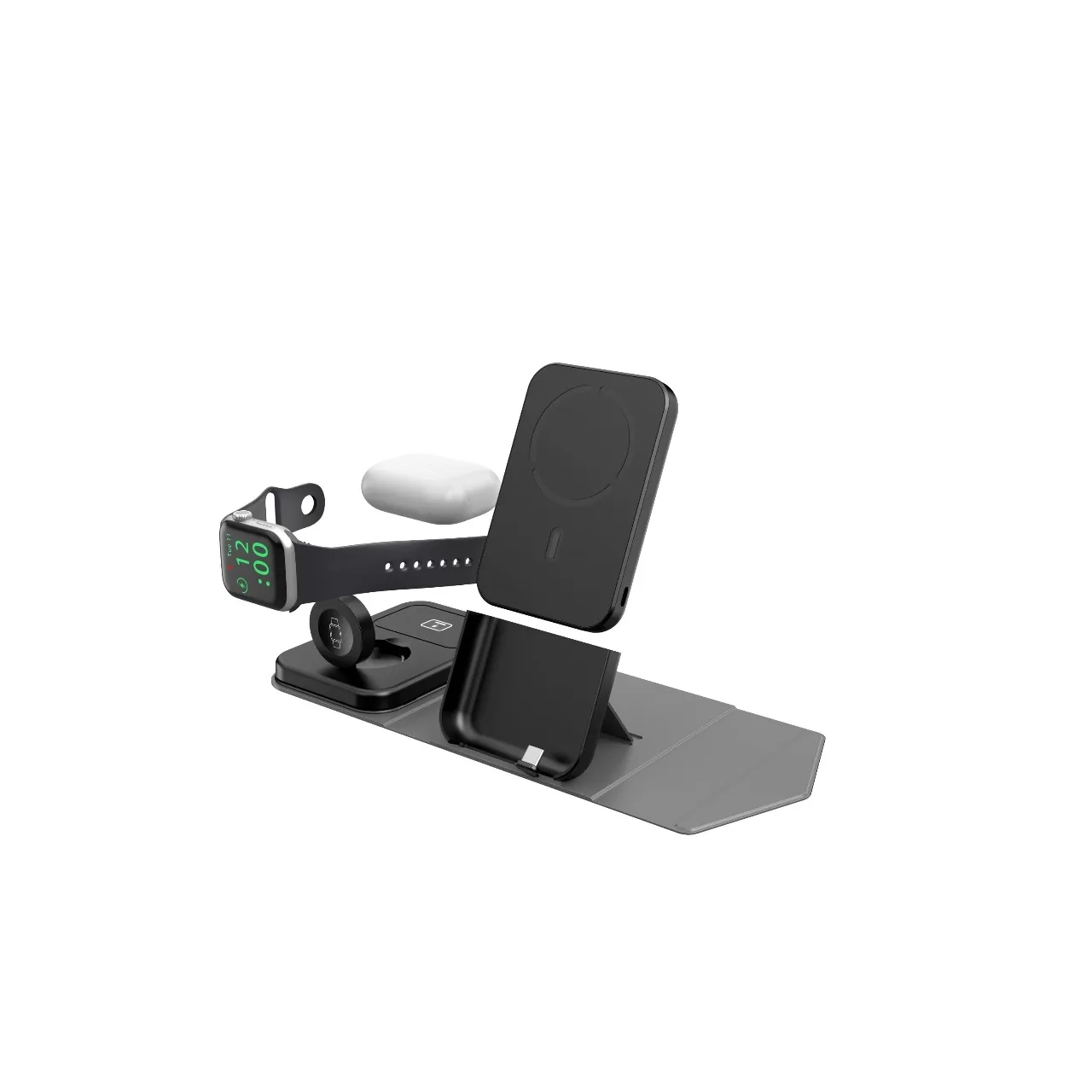 پاوربانک و شارژر وایرلس Green Lion مدل GNTIPR5KPBGY - خاکستری (گارانتی 24 ماهه ایویز)