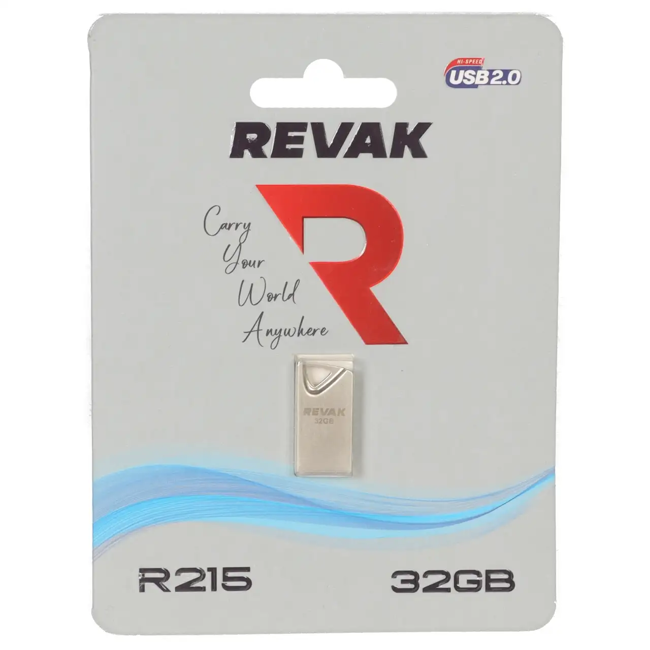 REVAK R215 USB2.0 Flash Memory - 32GB - نقره ای
