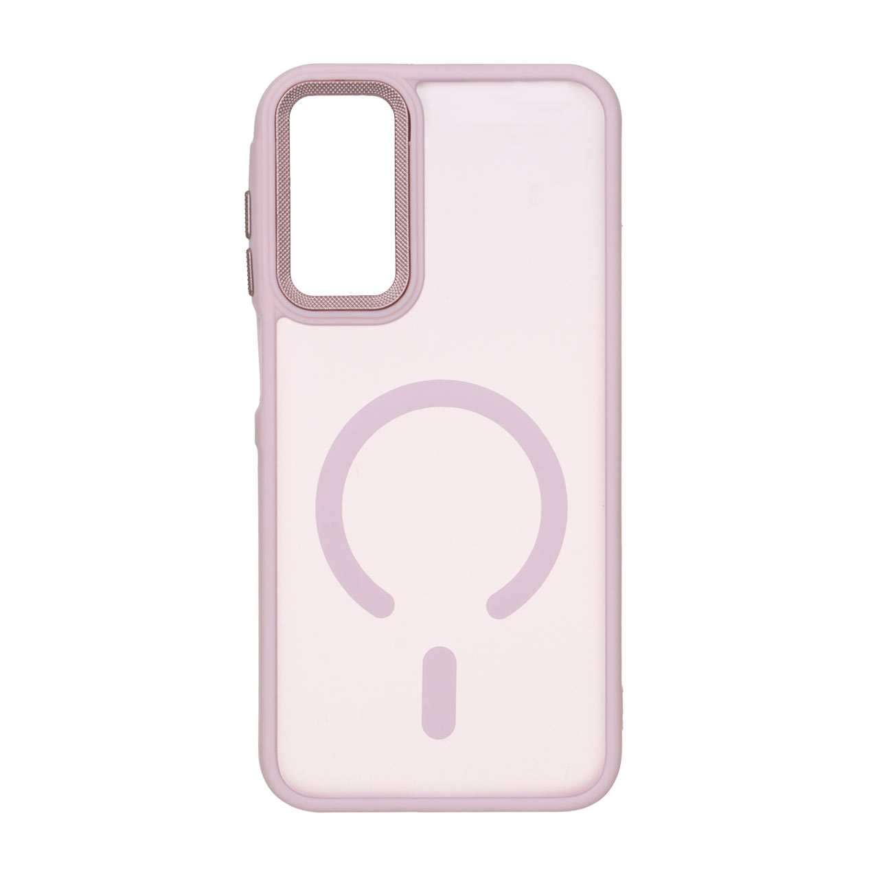 قاب مات لنز کربن طرح مگ سیف دور رنگی Samsung Galaxy A15 - صورتی