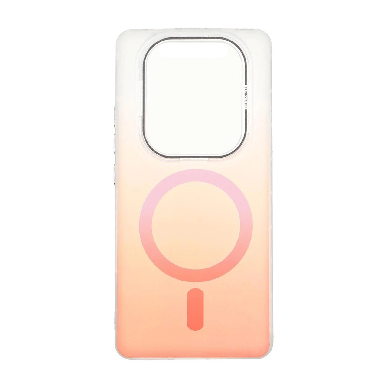قاب Funnyrich طرح مگ سیف دور مات Xiaomi Redmi Note 14 Pro 4G - نارنجی