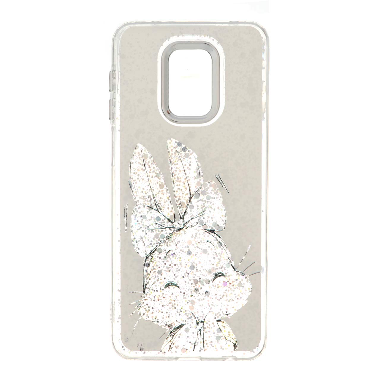 قاب رزینی اکلیلی لنز سیلور Xiaomi Redmi Note 9S / Redmi Note 9 Pro / Redmi Note 9 Pro Max - طرح 113