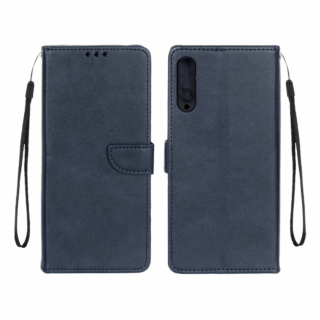 کیف چرمی موبایل مگنتی محافظ لنزدار Huawei Y9s / 9X Pro / Y9s New - سرمه ای