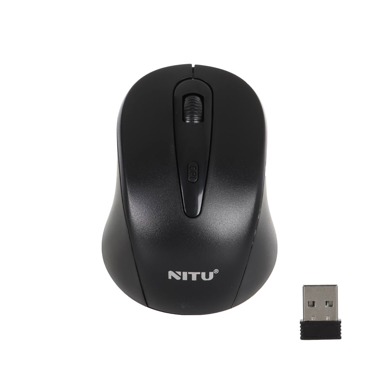 ماوس بی سیم Nitu مدل NWM03 - مشکی (گارانتی 18 ماه تعویض نیکان همراه)