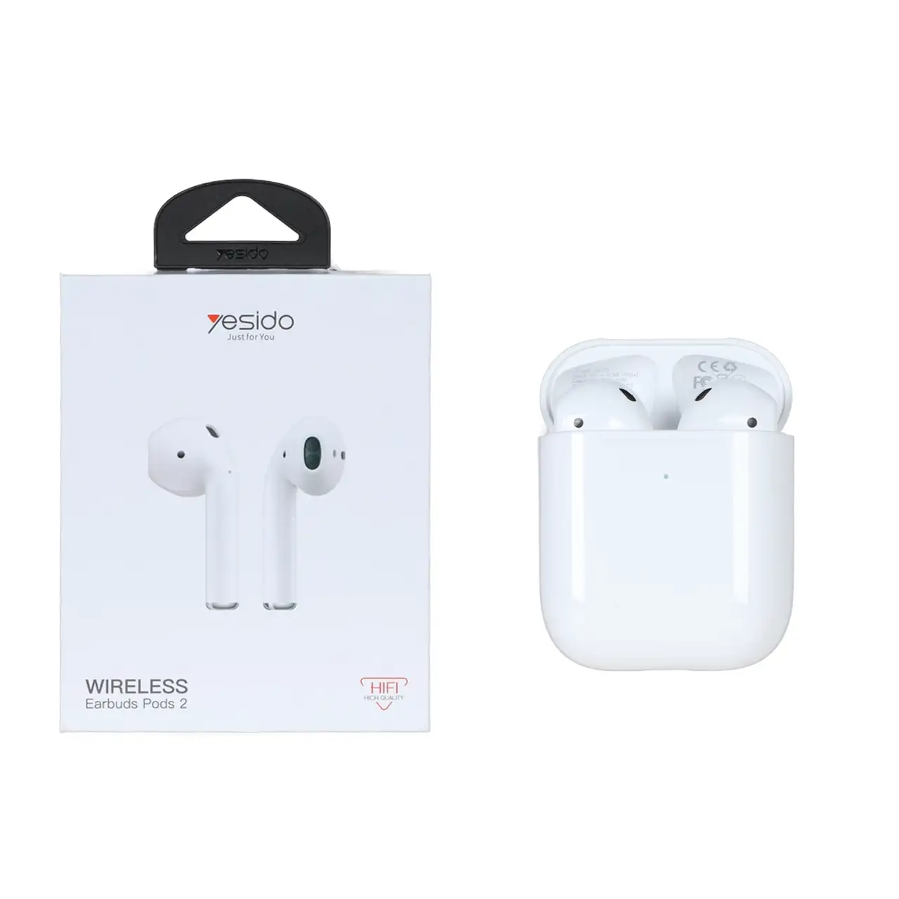 ایرفون بی سیم Yesido مدل Pods 2 JB25 - سفید (گارانتی 12 ماه تعویض نیکان همراه)