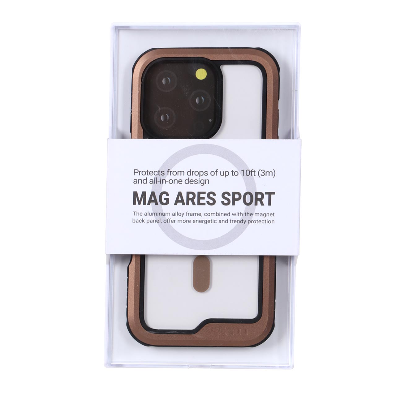 قاب Original KZDoo MAG Ares Sport مدل Apple iPhone 16 Pro - صحرایی (پک دار) - NTC
