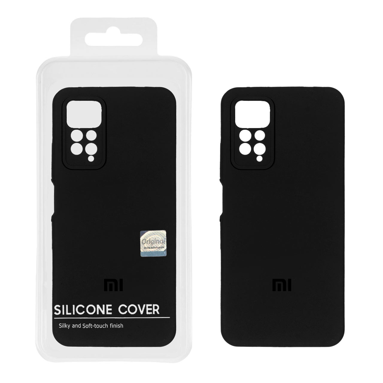 قاب سیلیکونی پاک کنی اورجینال Master Quality مدل Xiaomi Redmi Note 12 Pro 4G / Redmi Note 11 Pro - مشکی (پک دار)