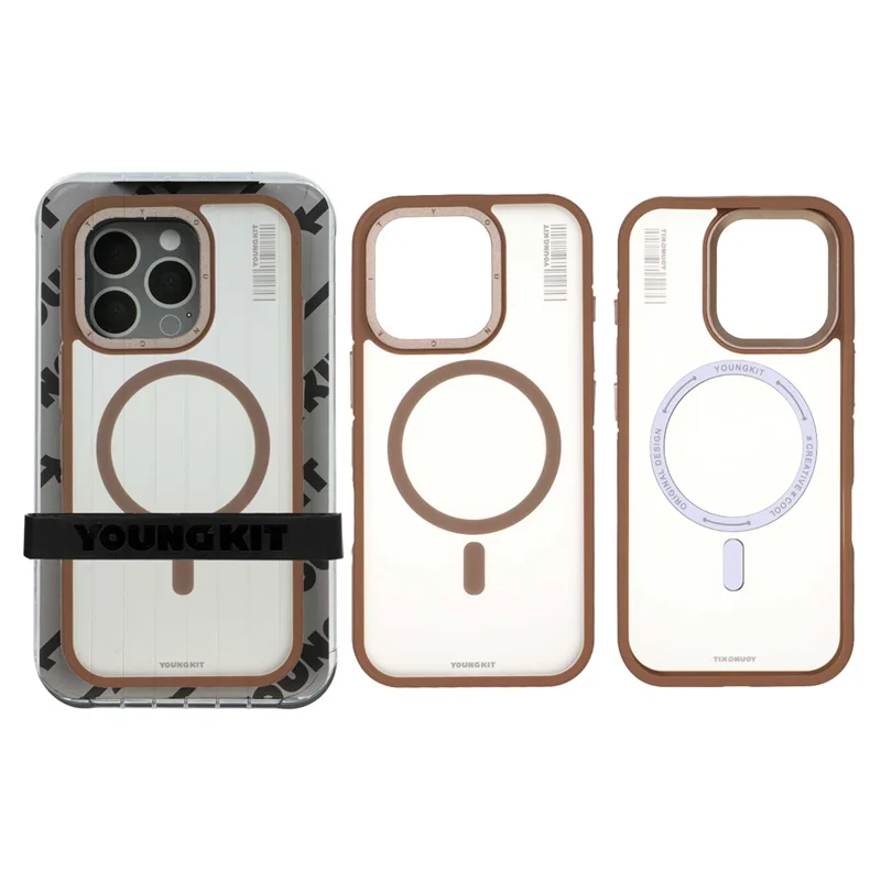 قاب اورجینال YoungKit Magsafe مدل Apple iPhone 16 Pro - صحرایی کد 1 (پک اصلی)