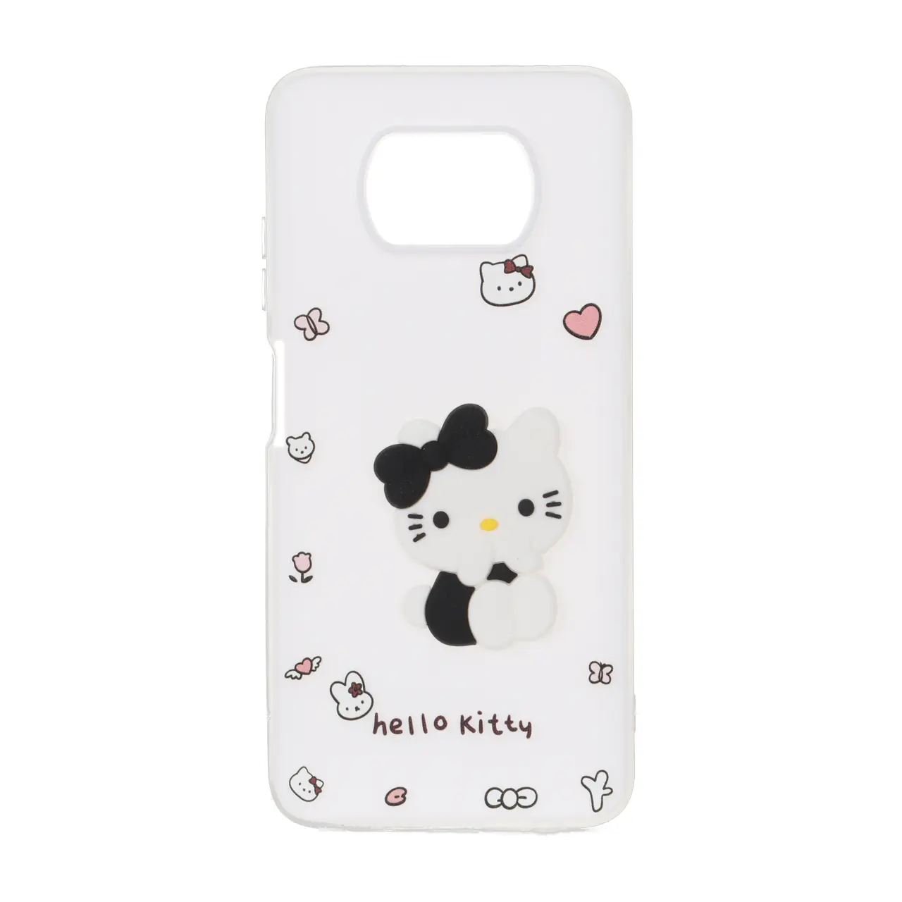 قاب دو لایه مات عروسک برجسته Xiaomi Poco X3 / Poco X3 Pro / Poco X3 NFC - سفید