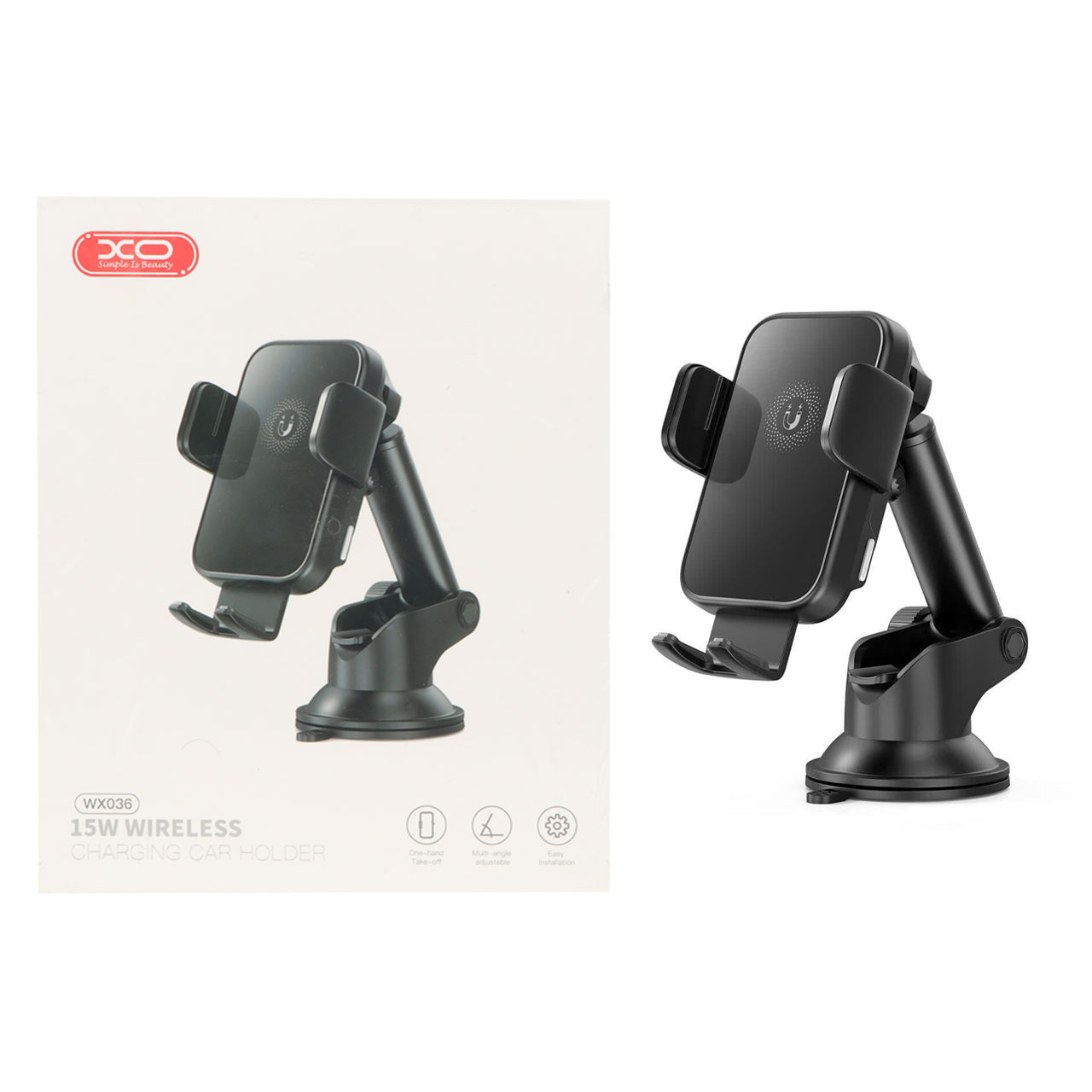 هولدر گوشی موبایل پایه دار XO مدل WX036 - مشکی