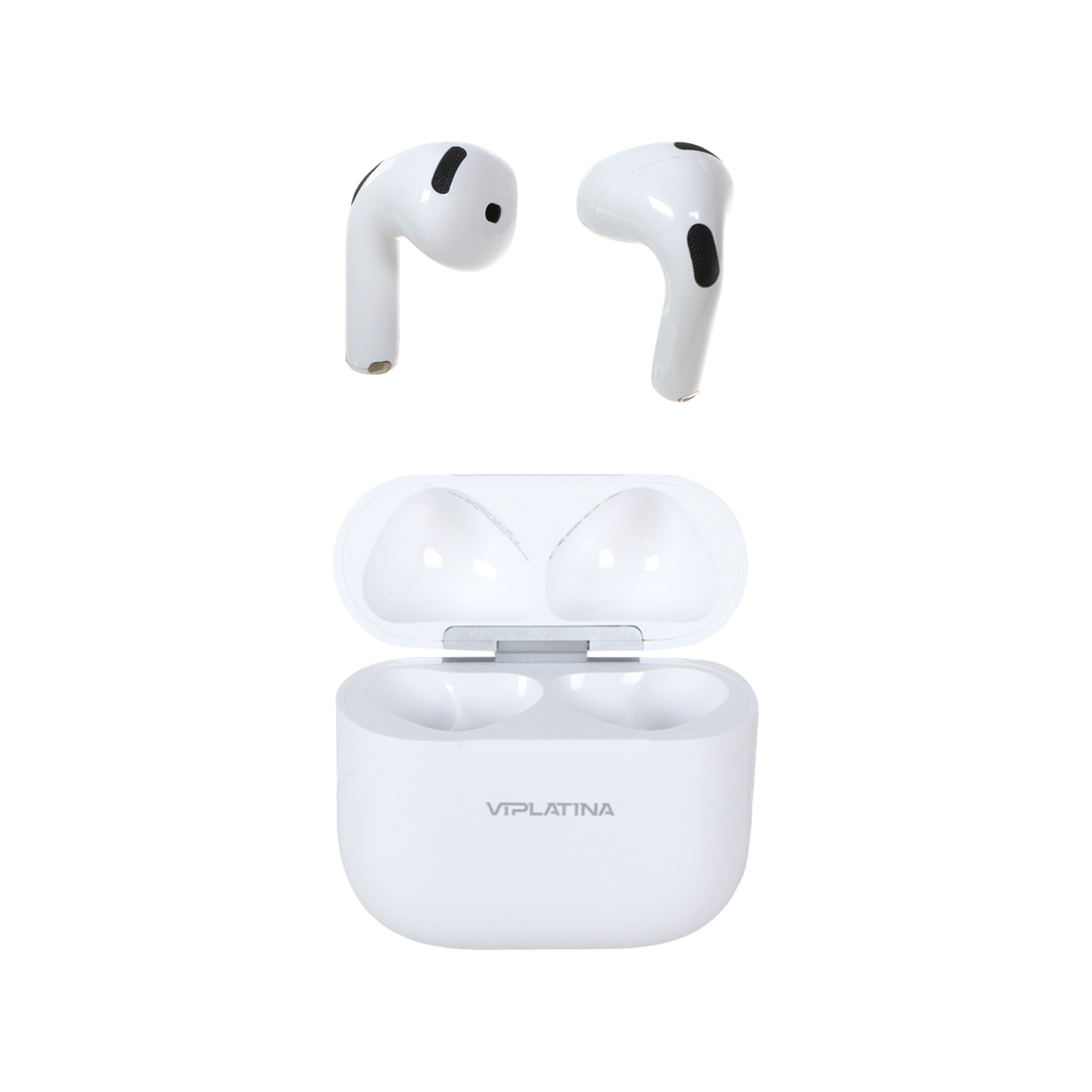 ایرفون بی سیم VIPLATINA مدل VT33 - سفید (گارانتی 18 ماه تعویض نیکان همراه)