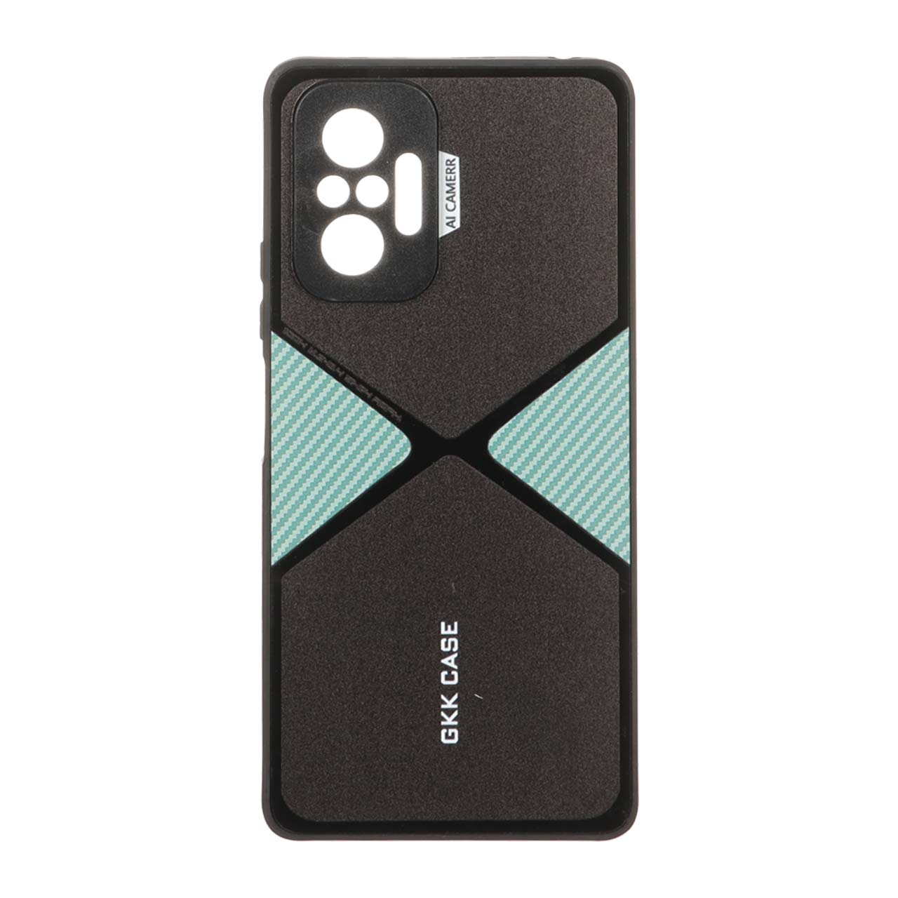 قاب GKK دور براق طرح X محافظ لنزدار Xiaomi Redmi Note 10 Pro 4G / Redmi Note 10 Pro Max - سبز