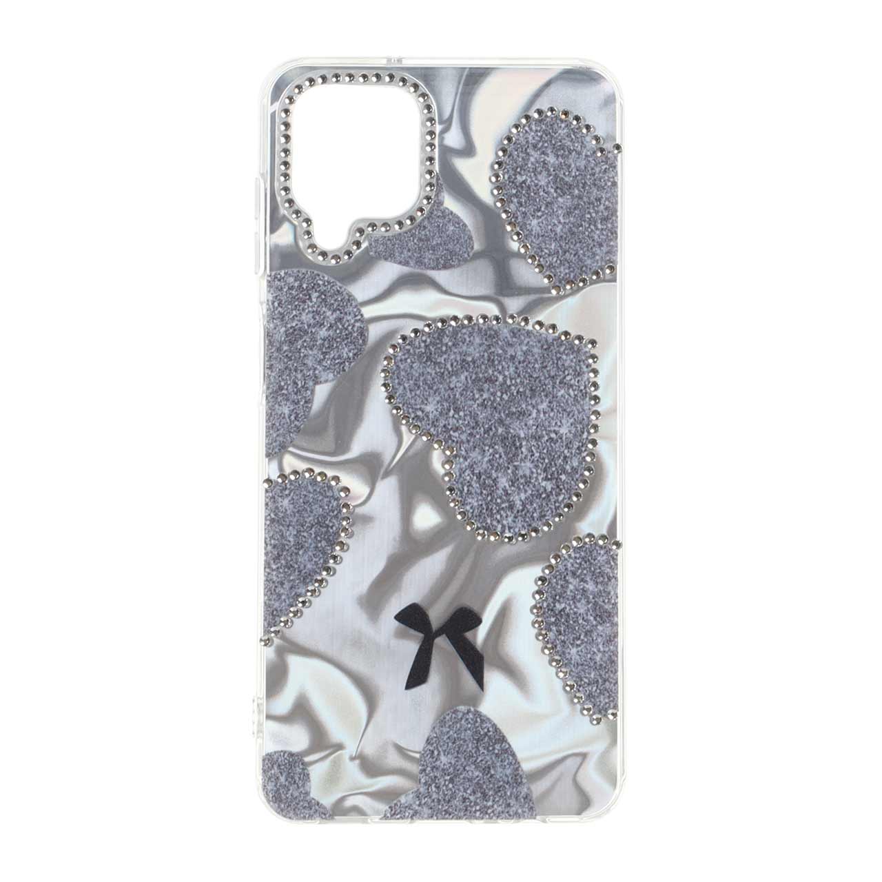 قاب هولوگرامی طرح دار نگینی Samsung Galaxy A12 / M12 / F12 - کد 25