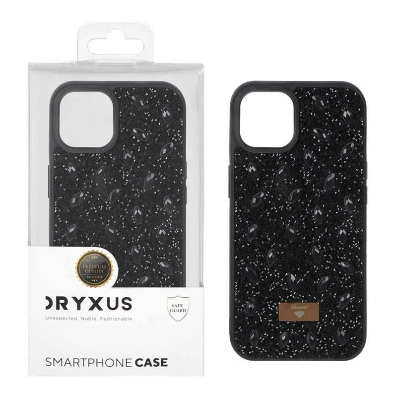 قاب اورجینال Oryxus سوارسکی Diamond مدل Apple iPhone 13 / iPhone 14 - مشکی
