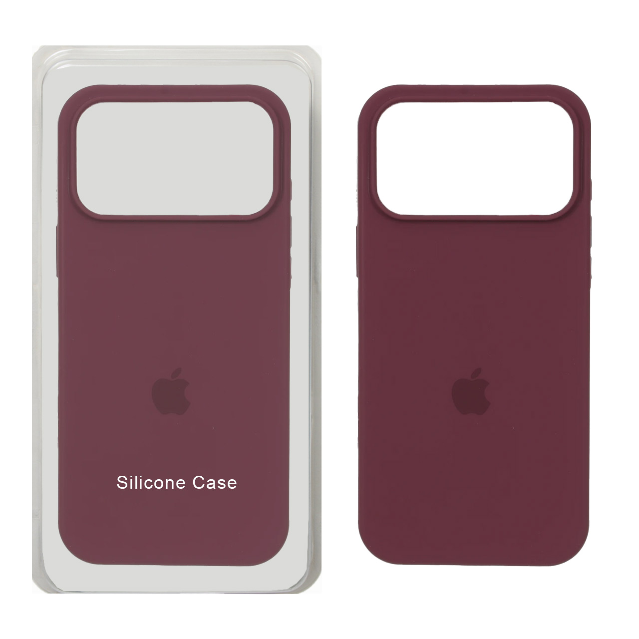 قاب سیلیکونی پاک کنی اورجینال Apple iPhone 17 Pro Max - ارغوانی کد 1 (پک اصلی)