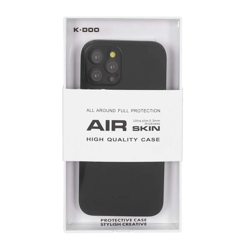 قاب Original KZDoo Air Skin مدل Apple iPhone 12 Pro - مشکی (پک دار) - NTC