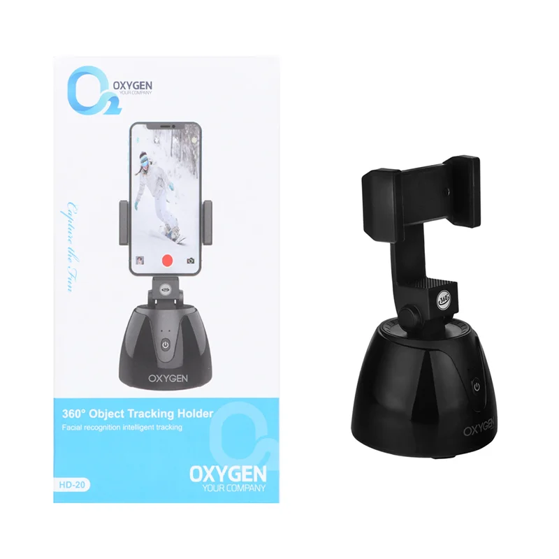 پایه نگهدارنده گوشی موبایل Oxygen مدل HD-20 با قابلیت تعقیب سوژه - مشکی