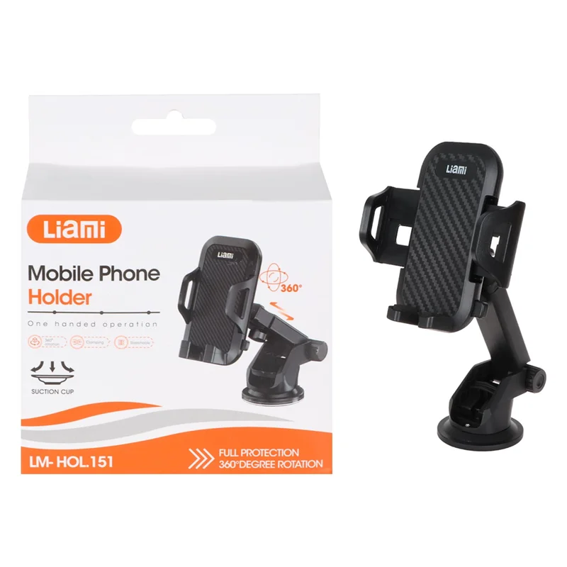 هولدر گوشی موبایل پایه دار Liami مدل LM-HOL151 - مشکی