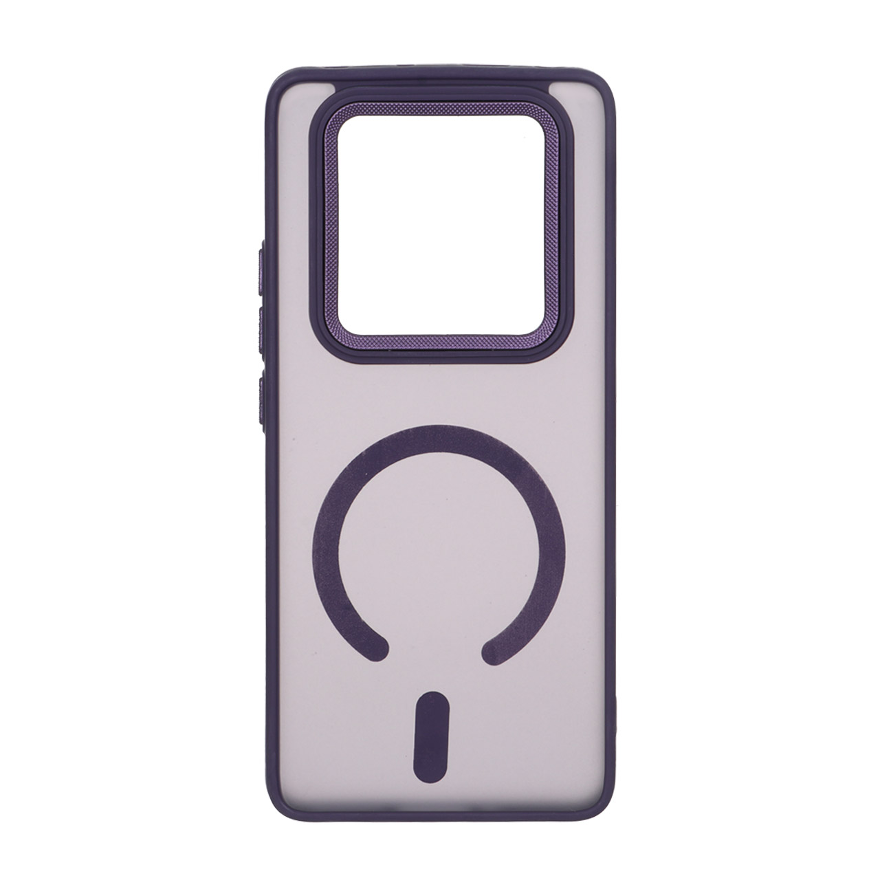 قاب مات لنز کربن طرح مگ سیف دور رنگی Xiaomi Redmi Note 14 Pro 4G - بنفش