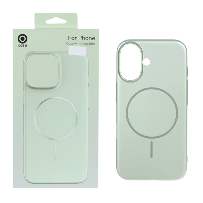 قاب متالیک MagSafe پشت سخت Apple iPhone 16 - سبز (پک دار)