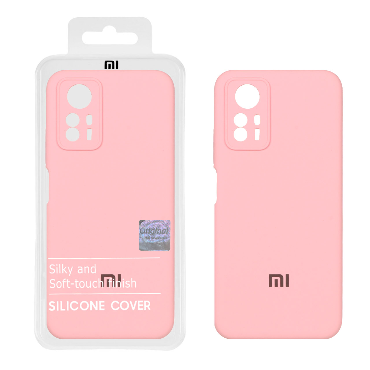 قاب سیلیکونی پاک کنی اورجینال Master Quality مدل Xiaomi Redmi Note 12S - صورتی (پک دار)