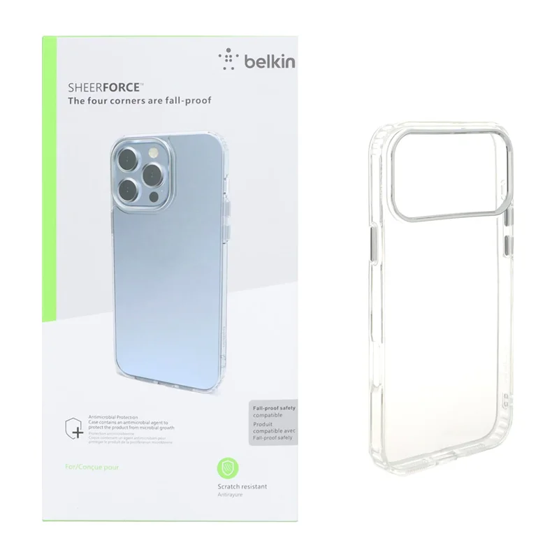 قاب belkin شفاف Apple iPhone 17 Pro Max (پک دار)