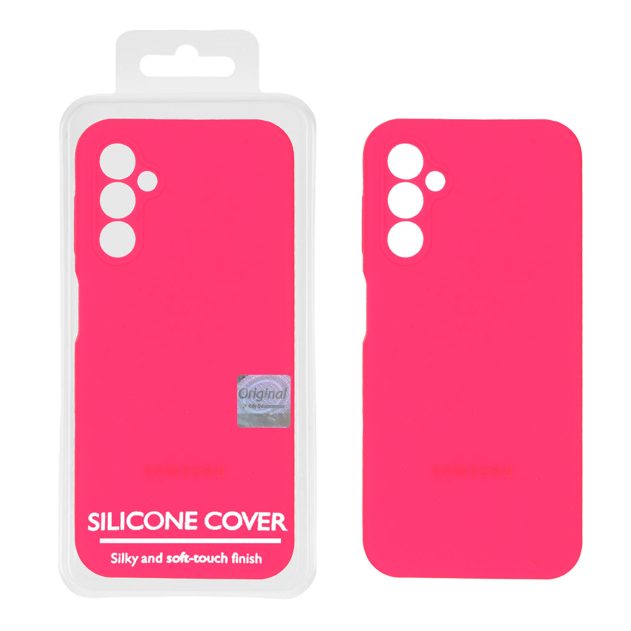 قاب سیلیکونی پاک کنی اورجینال Master Quality مدل Samsung Galaxy A14 - صورتی فانتزی (پک دار)