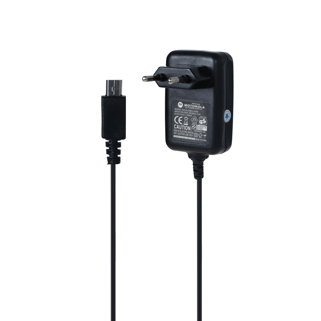 شارژر دیواری Motorola مدل DCH3-05EU-0300 - مشکی - RON