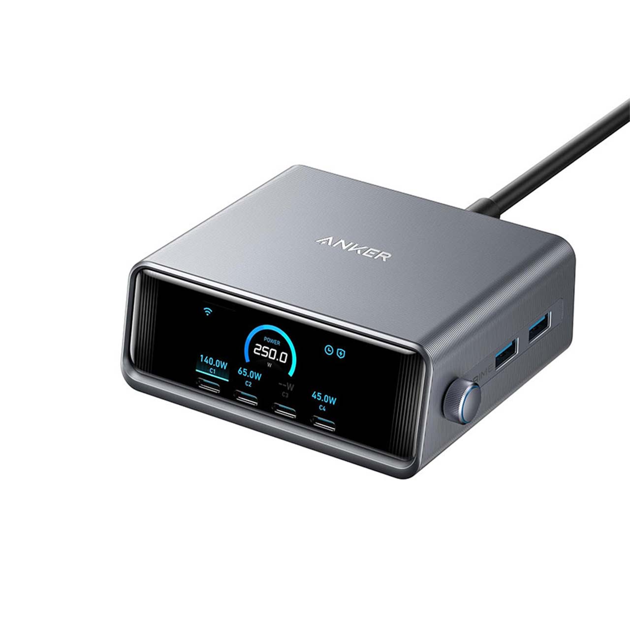 هاب شارژر رومیزی ANKER مدل A2345341 250W - مشکی (گارانتی 18ماهه حافظه طلایی ایستا)