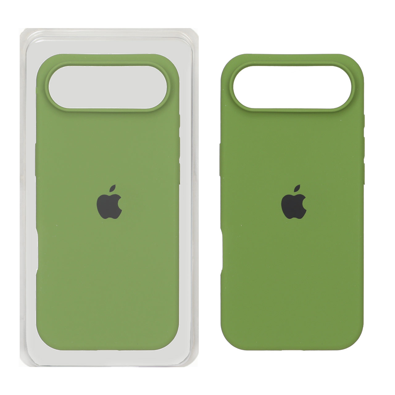 قاب سیلیکونی پاک کنی اورجینال Apple iPhone 17 Air - سبز (پک اصلی)