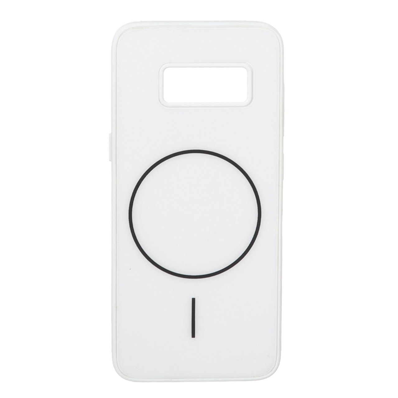 قاب M Pro پشت براق طرح مگ سیف Samsung Galaxy S8 - سفید